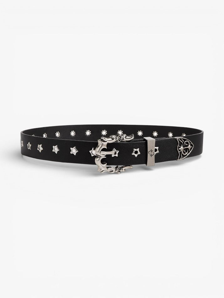 Star Stud Punk Belt