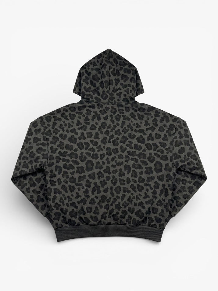 Leopard Zip Hoodie
