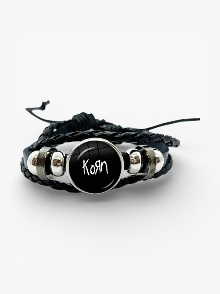 Hip-Hop Punk Braided Leather Bracelet