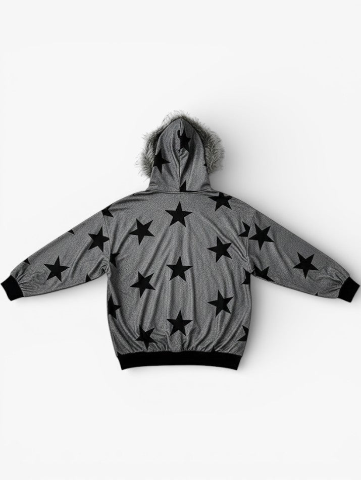 Star Hooded Zip Jacket