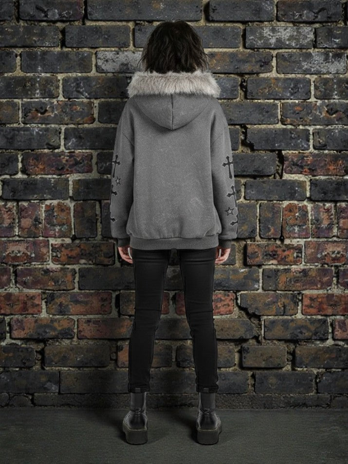 Dark Wing Hooded Coat