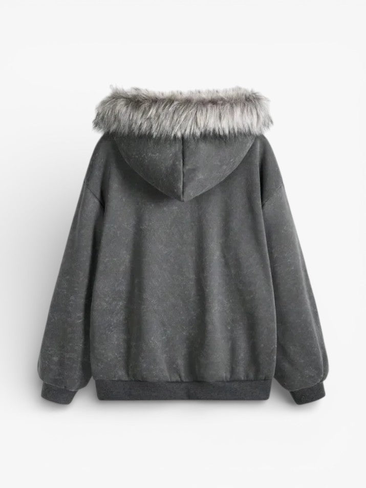 Dark Wing Hooded Coat