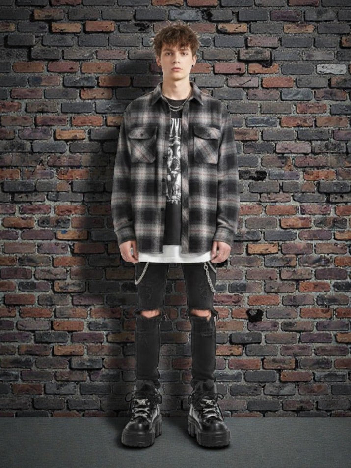 Dark Rock Platform Dad Shoes