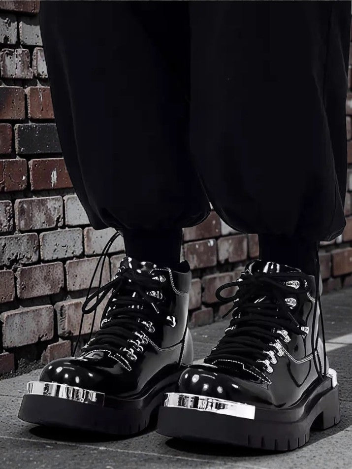 Punk Thick-Sole Motorcycle Boots