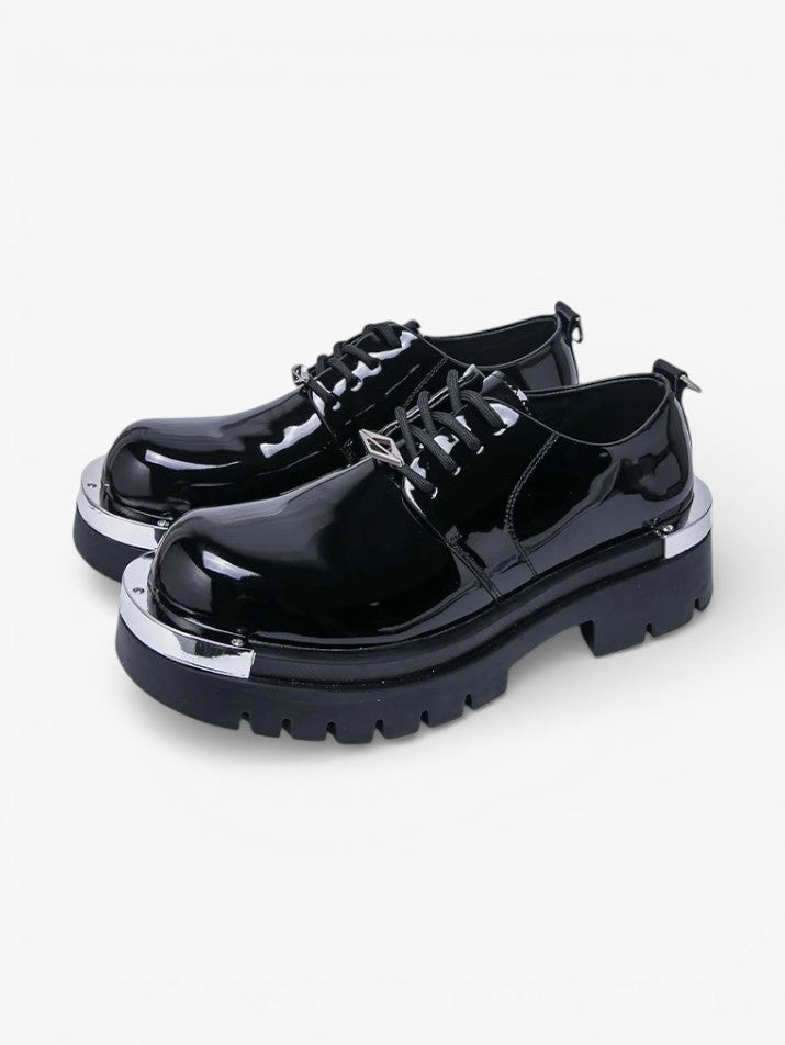 British Punk Thick-Sole Work Shoes