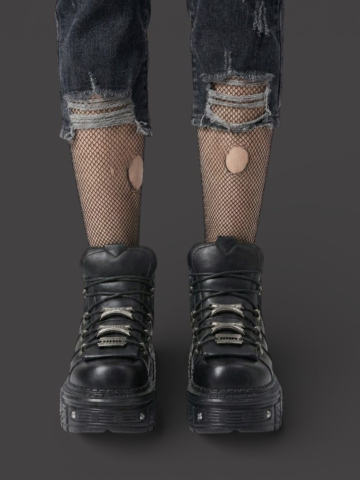 Punk Platform Ankle Sneakers
