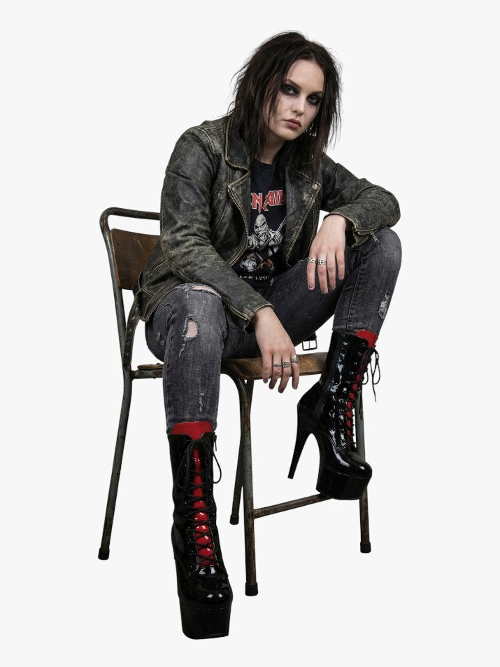 Gothic Platform Stiletto Ankle Boots