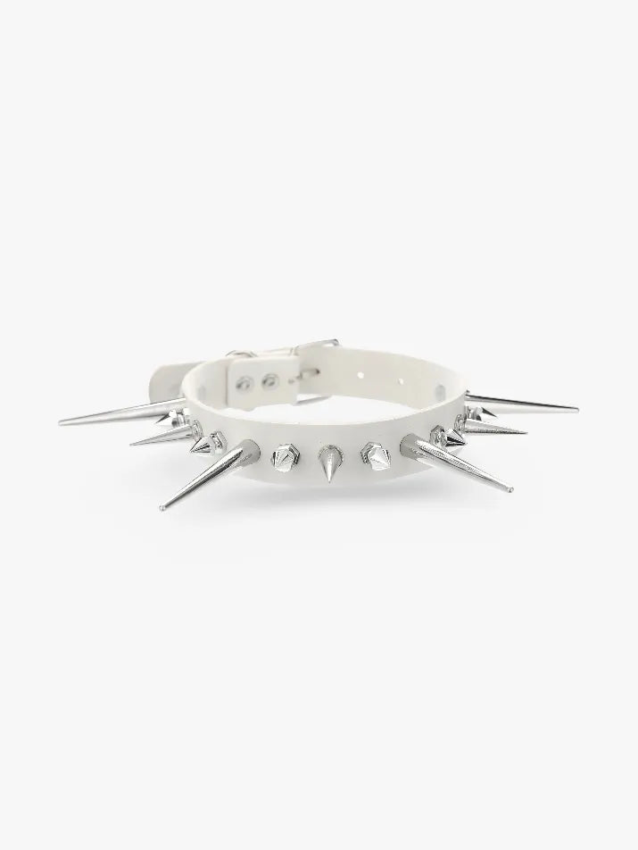 Gothic Long Spike Choker Collar