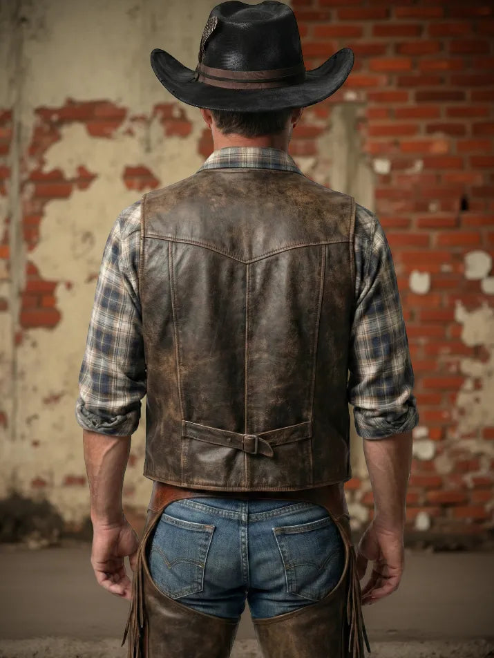 Vintage Feather Fedora Cowboy Hat