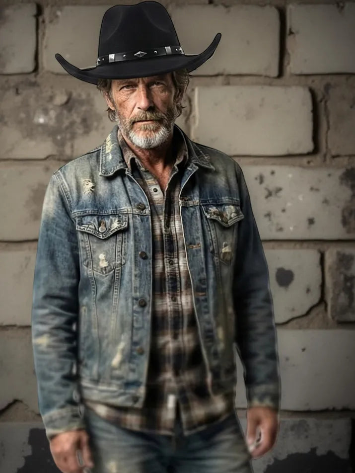 Winter Belt-Trim Western Fedora Hat