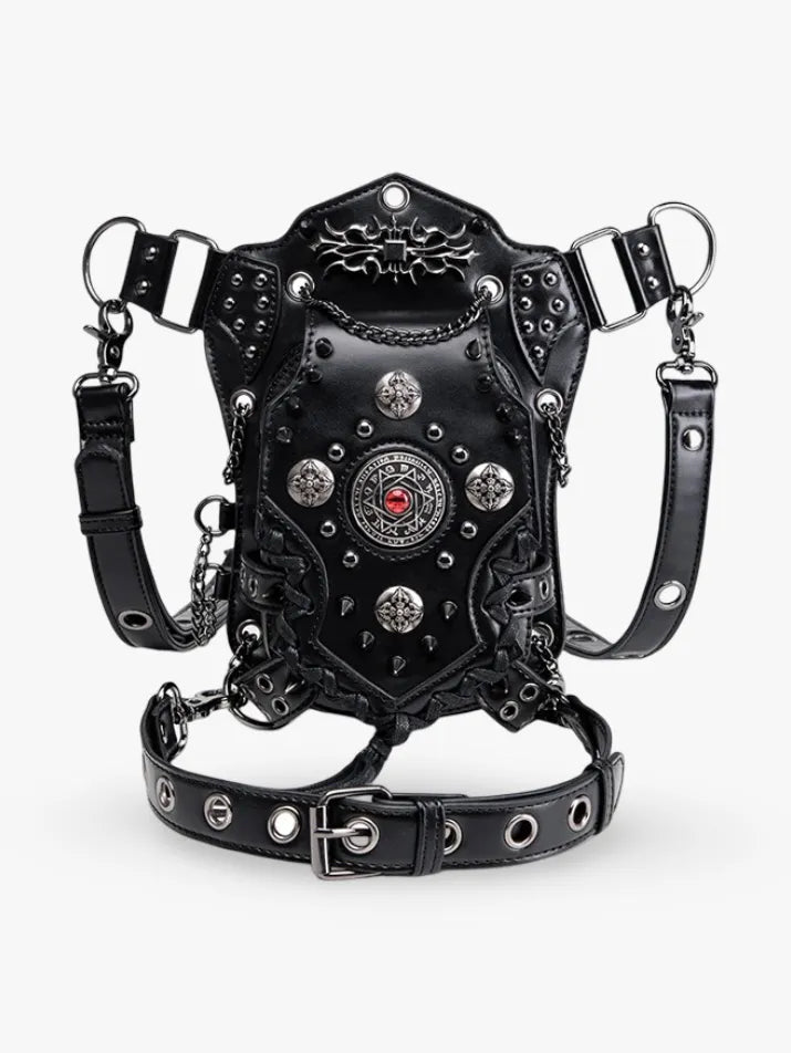 Gothic Skull Chain Waist Pack