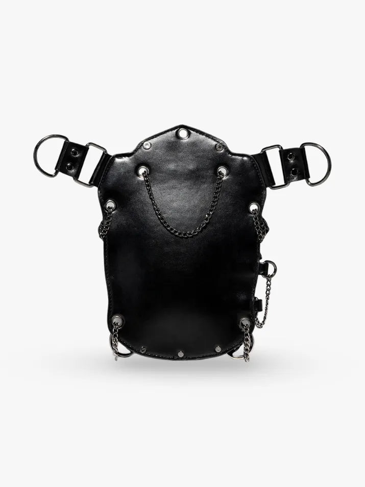 3D Skull Gothic Chain Waist Bag