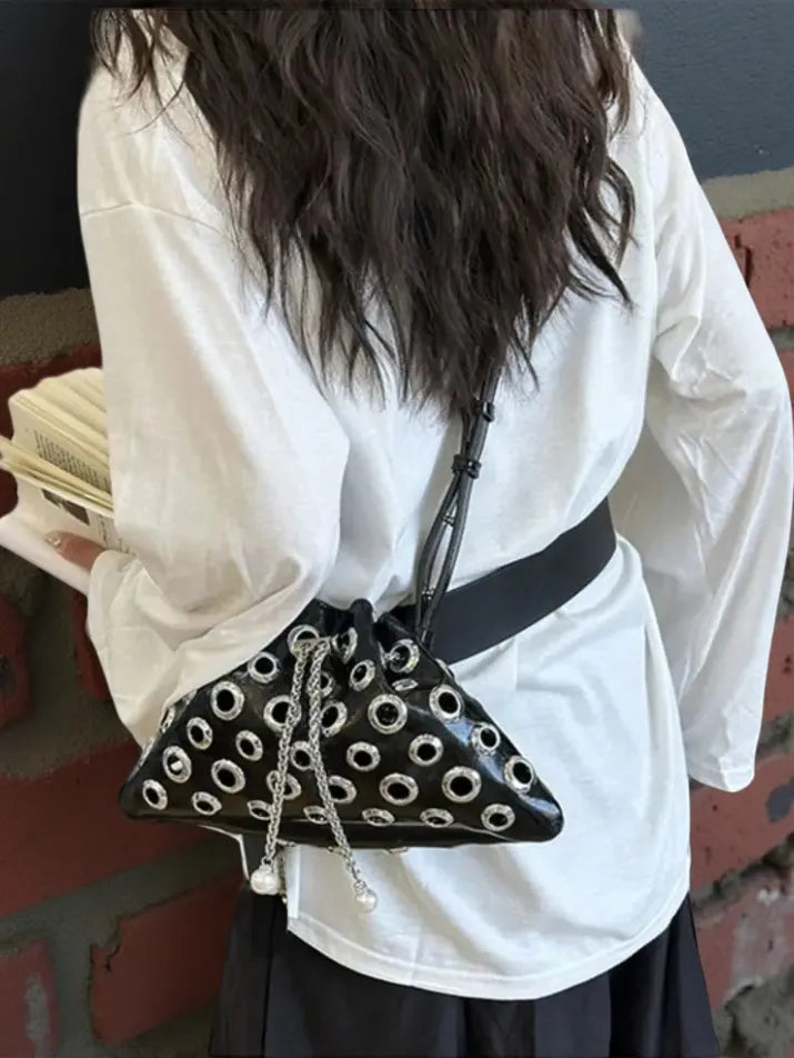 Punk Stud Chain Shoulder Bag