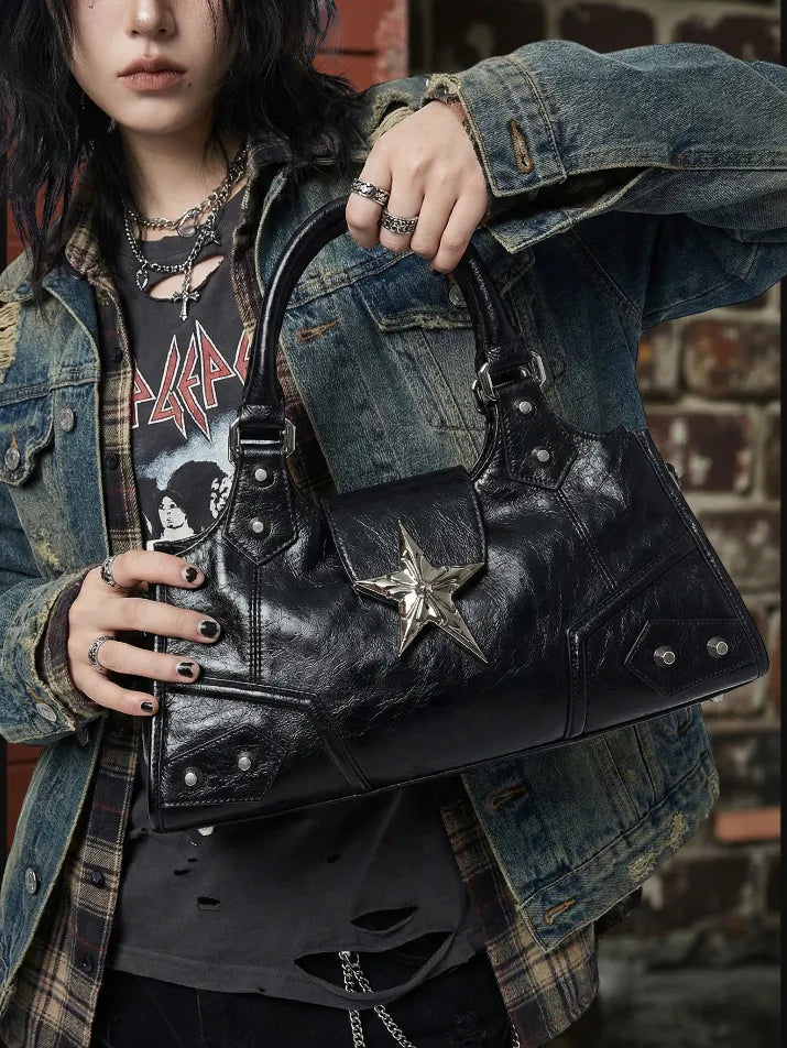 Gothic Star Shoulder Bag