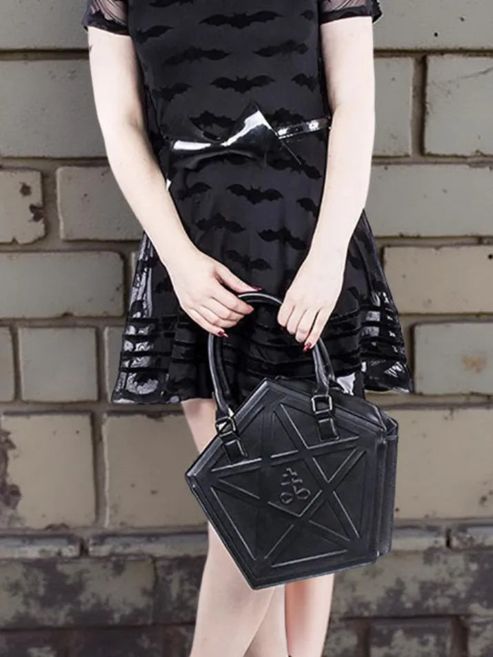 Pentagram Gothic Chain Shoulder Bag