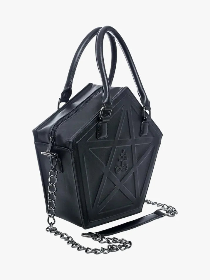 Pentagram Gothic Chain Shoulder Bag