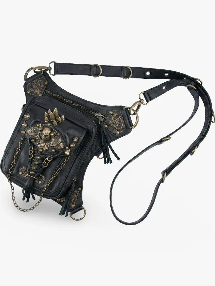 Steampunk Gothic Waist & Leg Bag