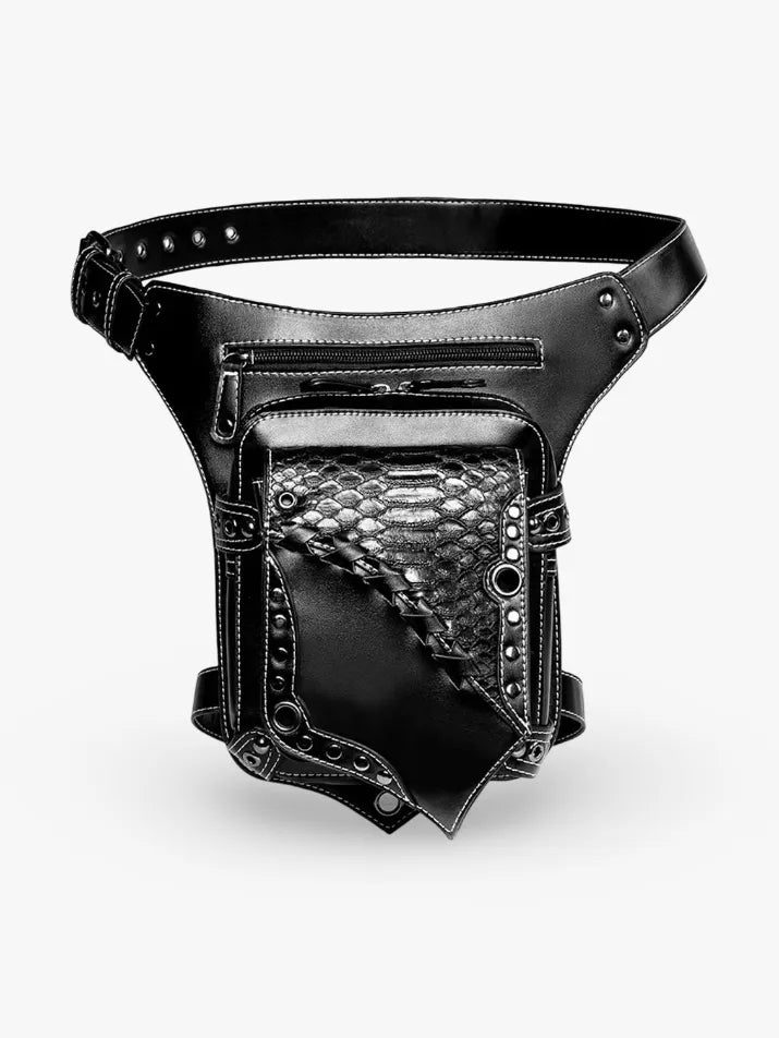 Vintage Punk Drop-Leg Waist Pack