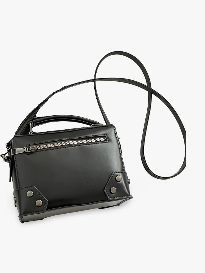 Punk Skull Motorcycle Crossbody Bag