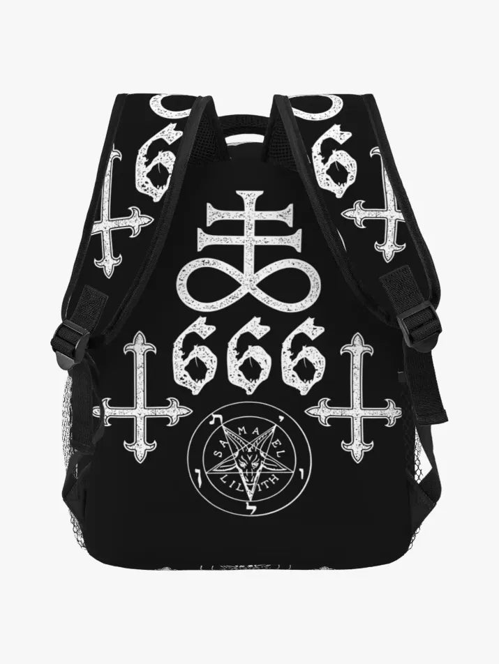 Vintage Goat Skull Backpack