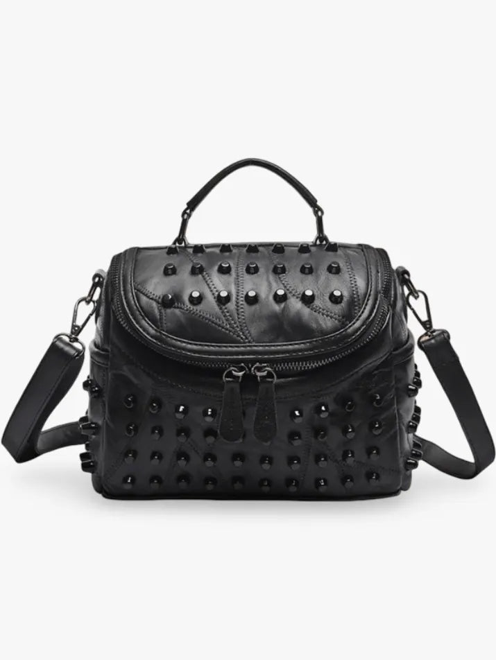 Luxury Sheepskin Leather Shoulder Bag