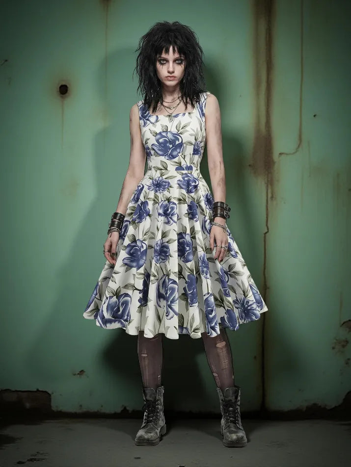 Vintage Lemon Pinup Summer Dress