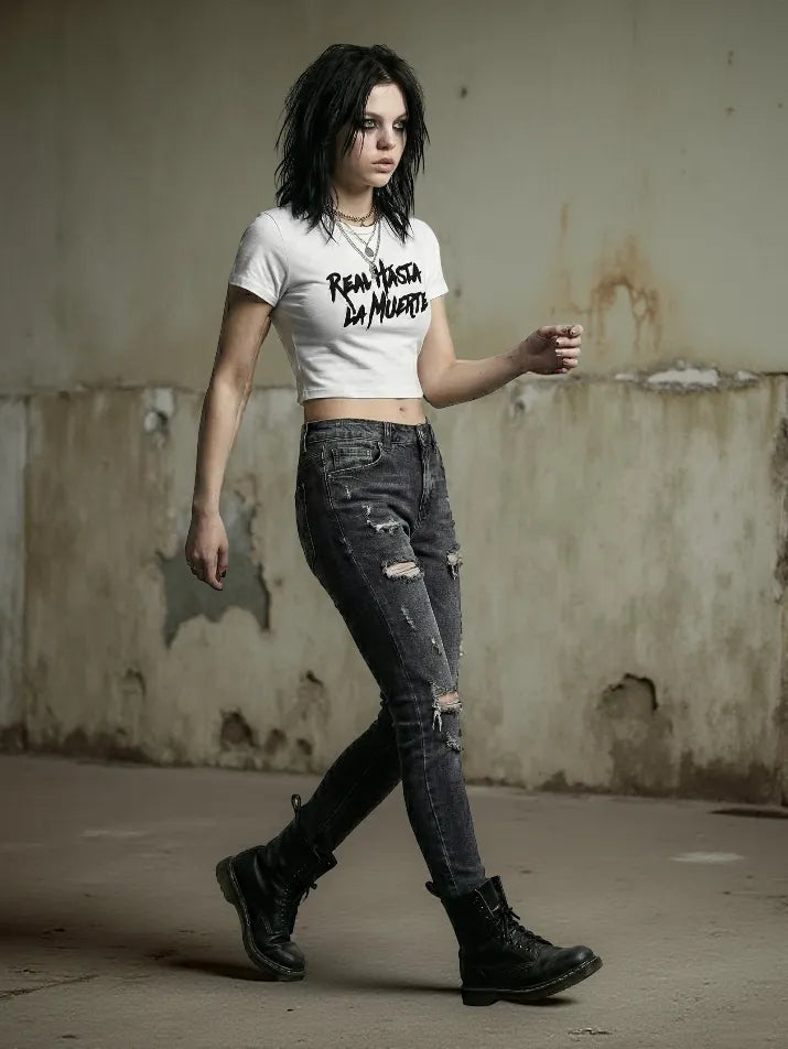 Fairycore Cyber Crop Tee
