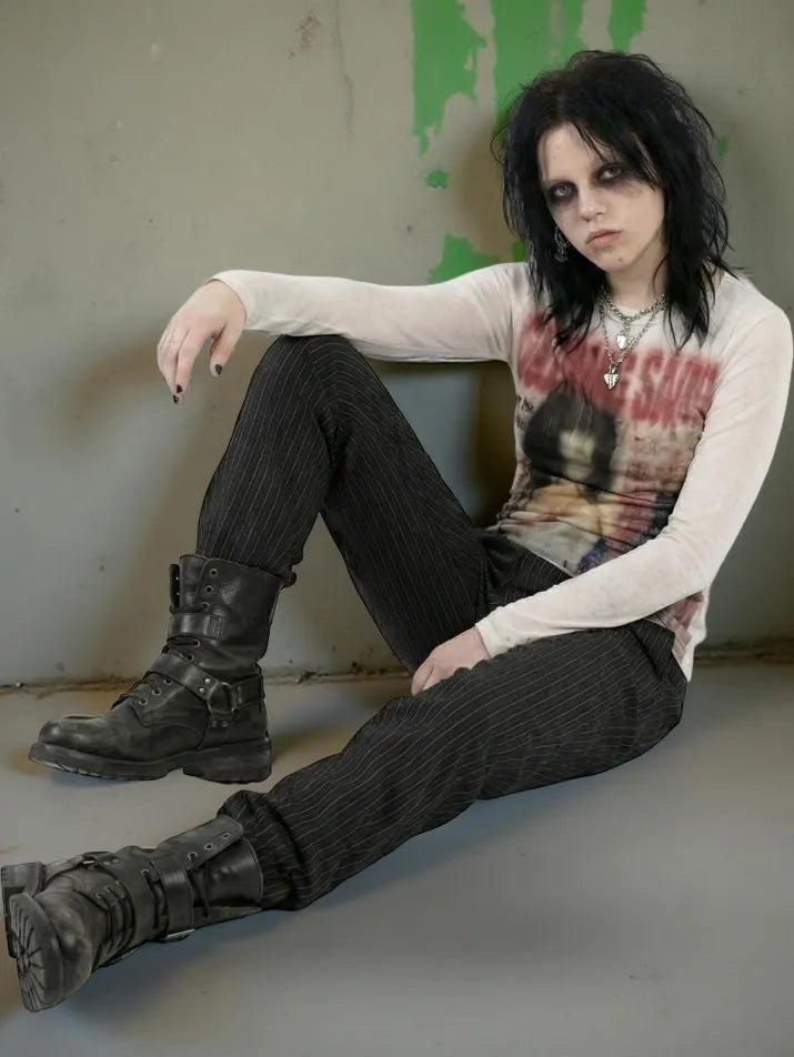 Vintage Grunge Long Sleeve Tee