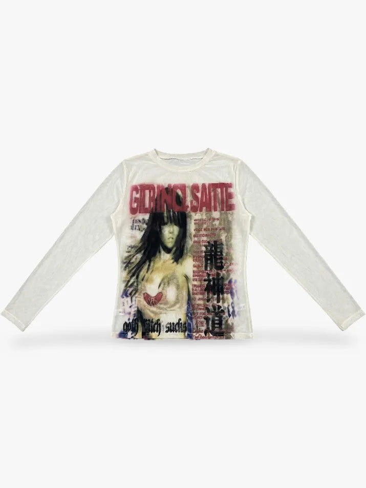 Vintage Grunge Long Sleeve Tee