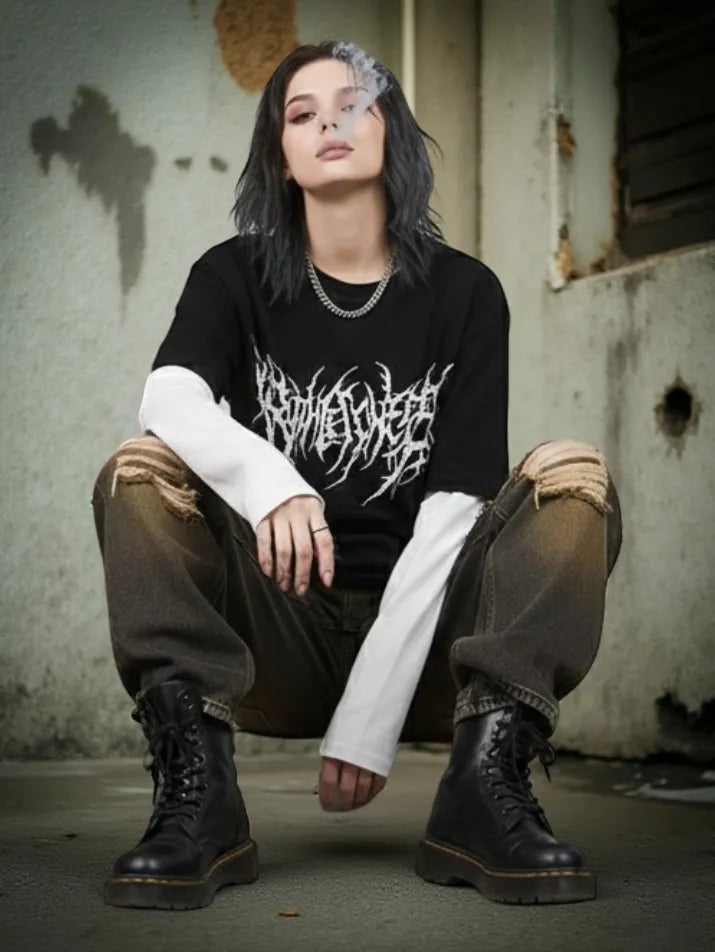 Dark Harajuku Long Sleeve Tee
