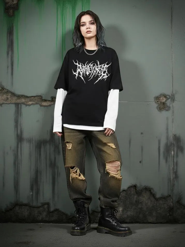 Dark Harajuku Long Sleeve Tee
