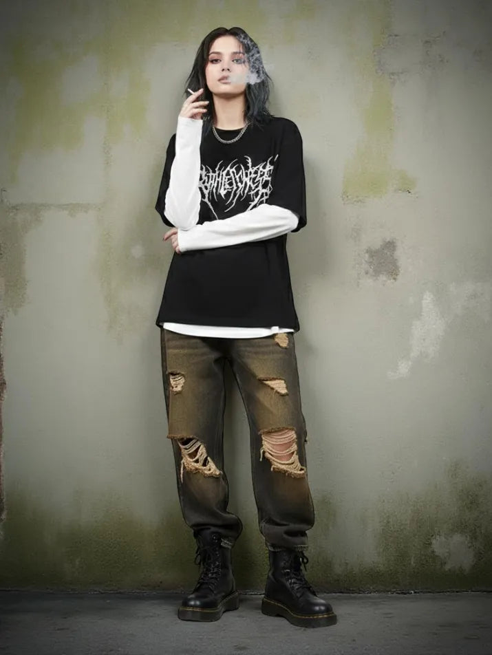Dark Harajuku Long Sleeve Tee