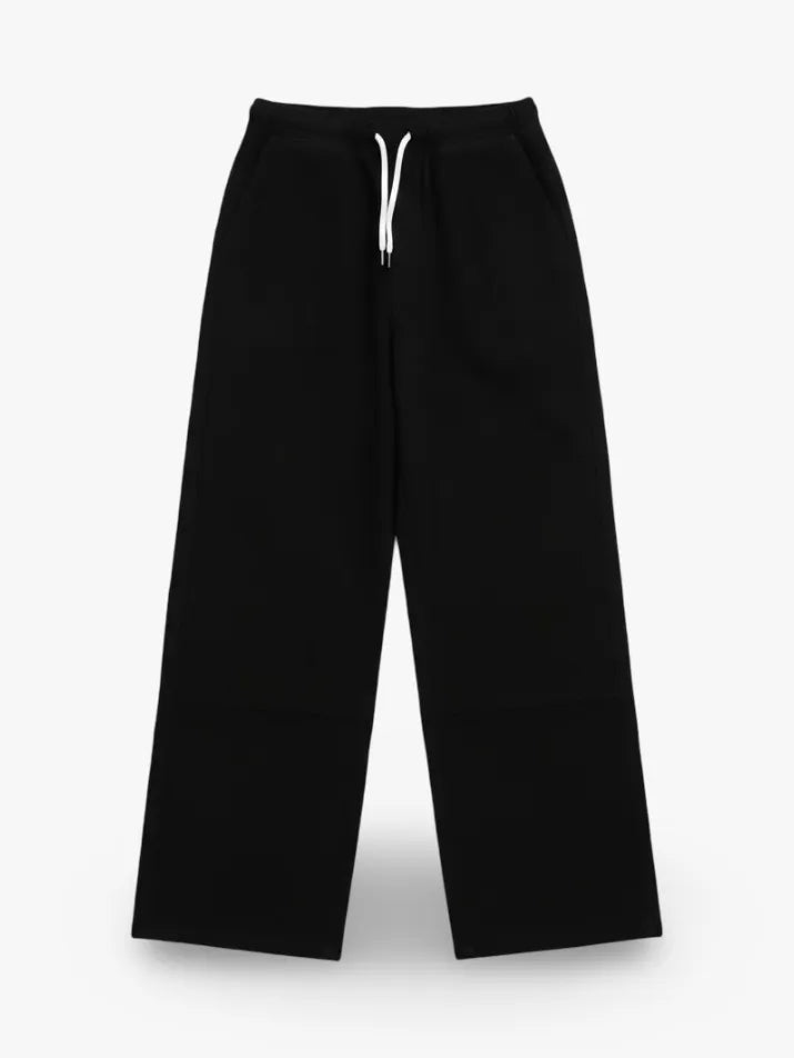 High-Street Cross Puzzle Print Loose Pants