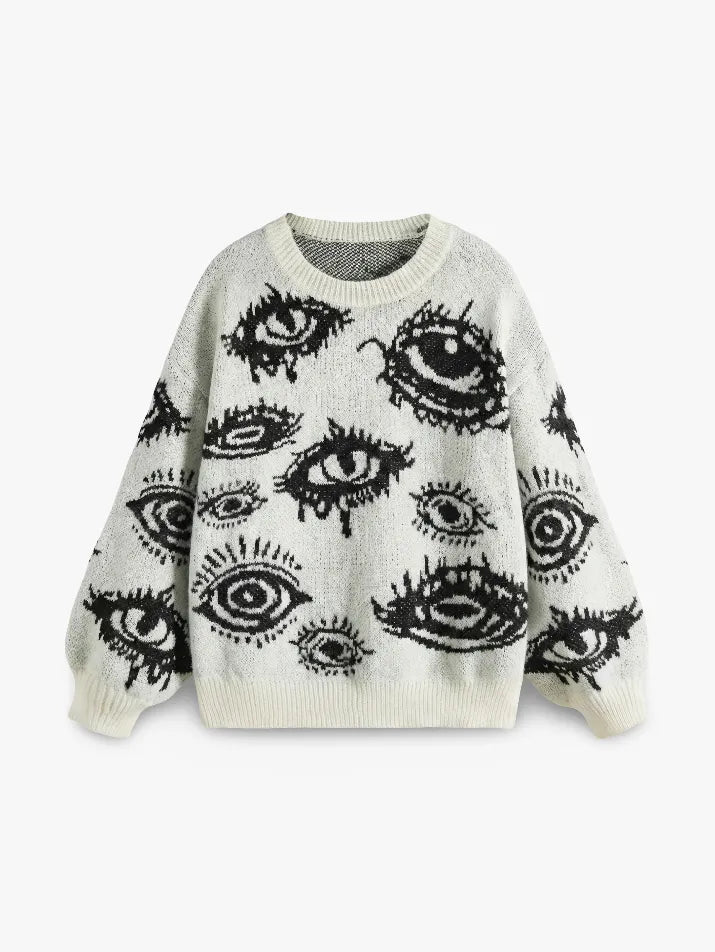 Classic O-Neck Knit Pullover Sweater