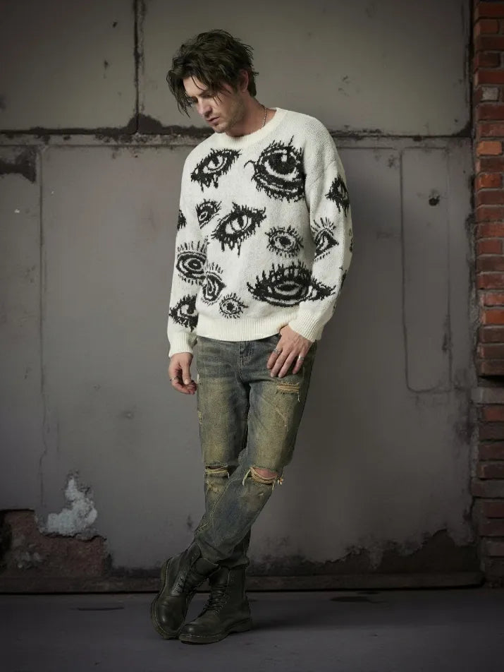 Classic O-Neck Knit Pullover Sweater