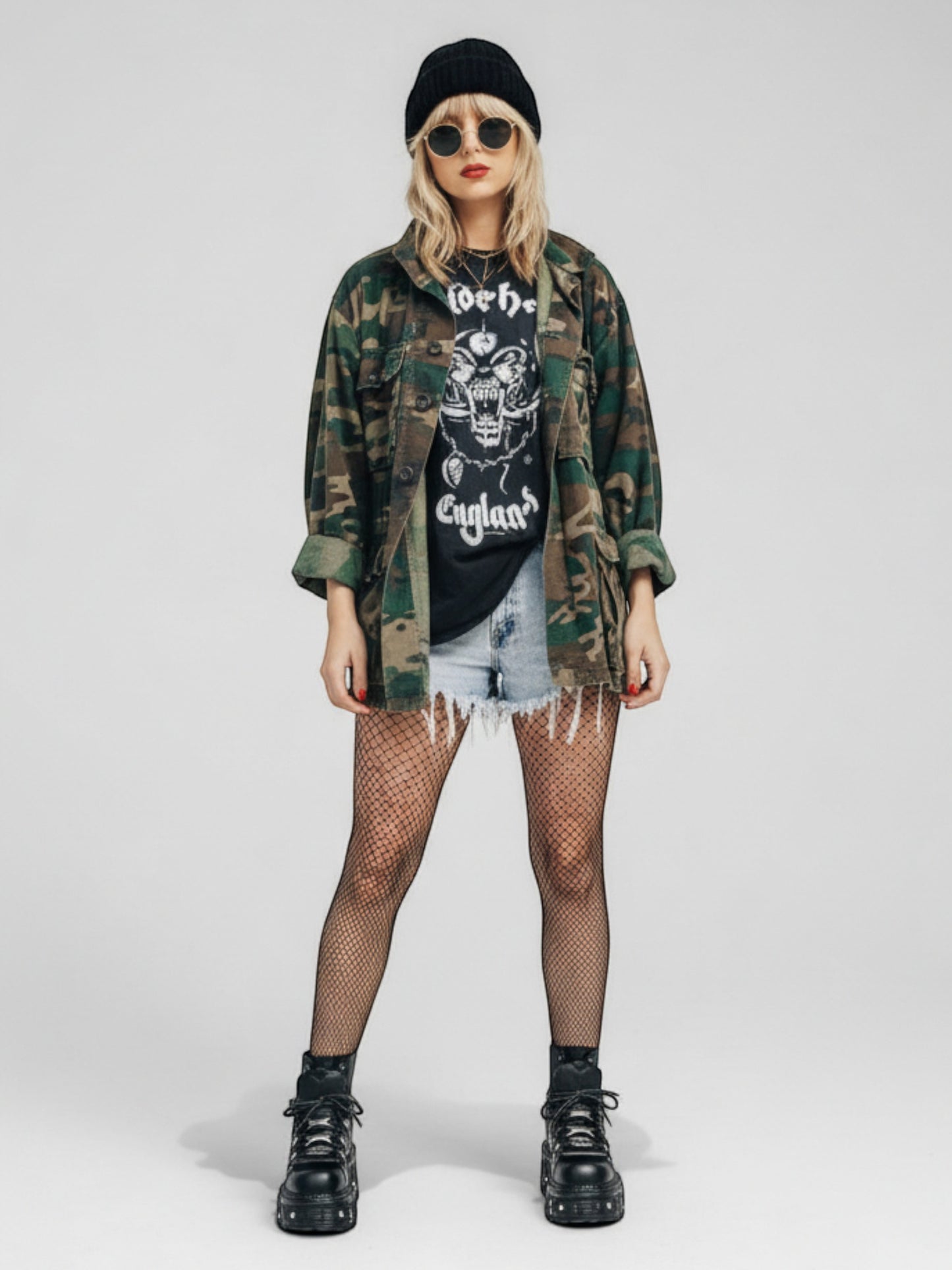 Gothic Platform Punk Lace-Up Shoes