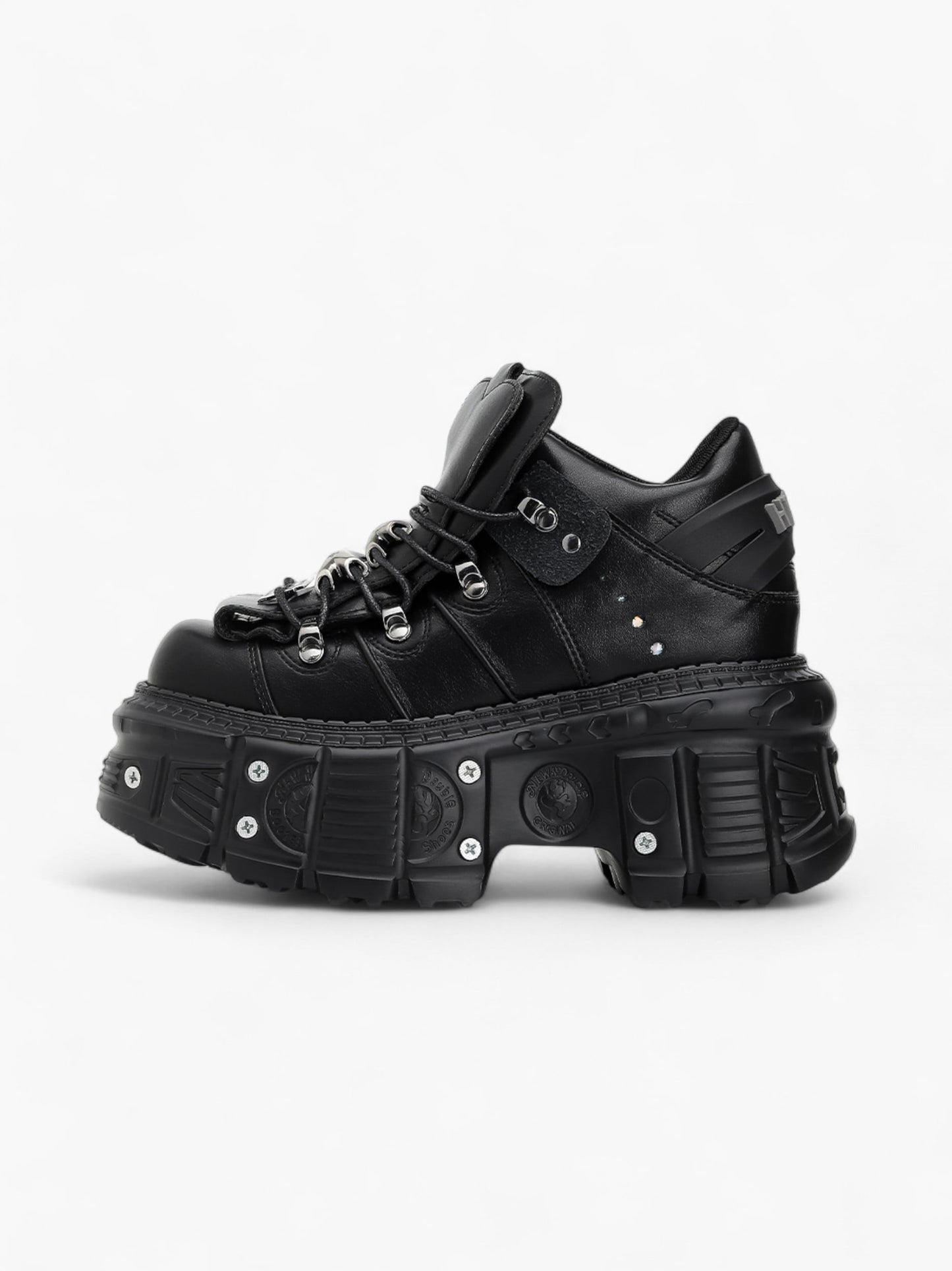 Gothic Platform Punk Lace-Up Shoes