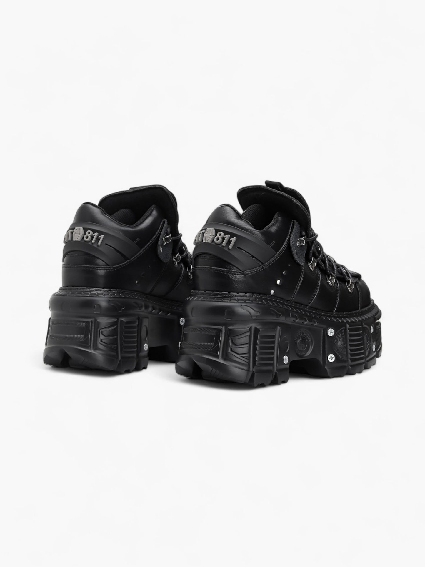 Gothic Platform Punk Lace-Up Shoes
