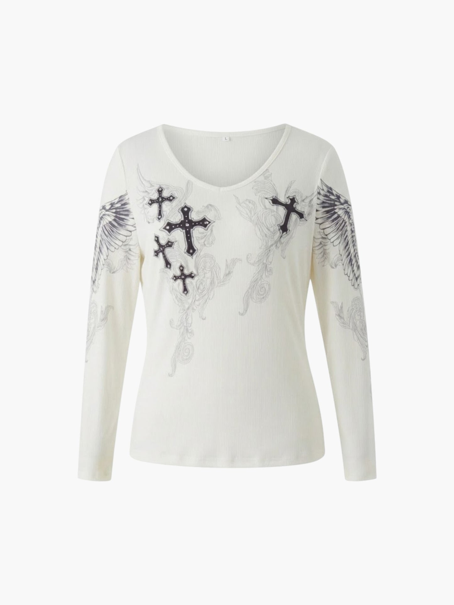 Cross Wings Long Sleeve Tee